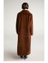 Vintage atmosphere teddy bear and fur long coat